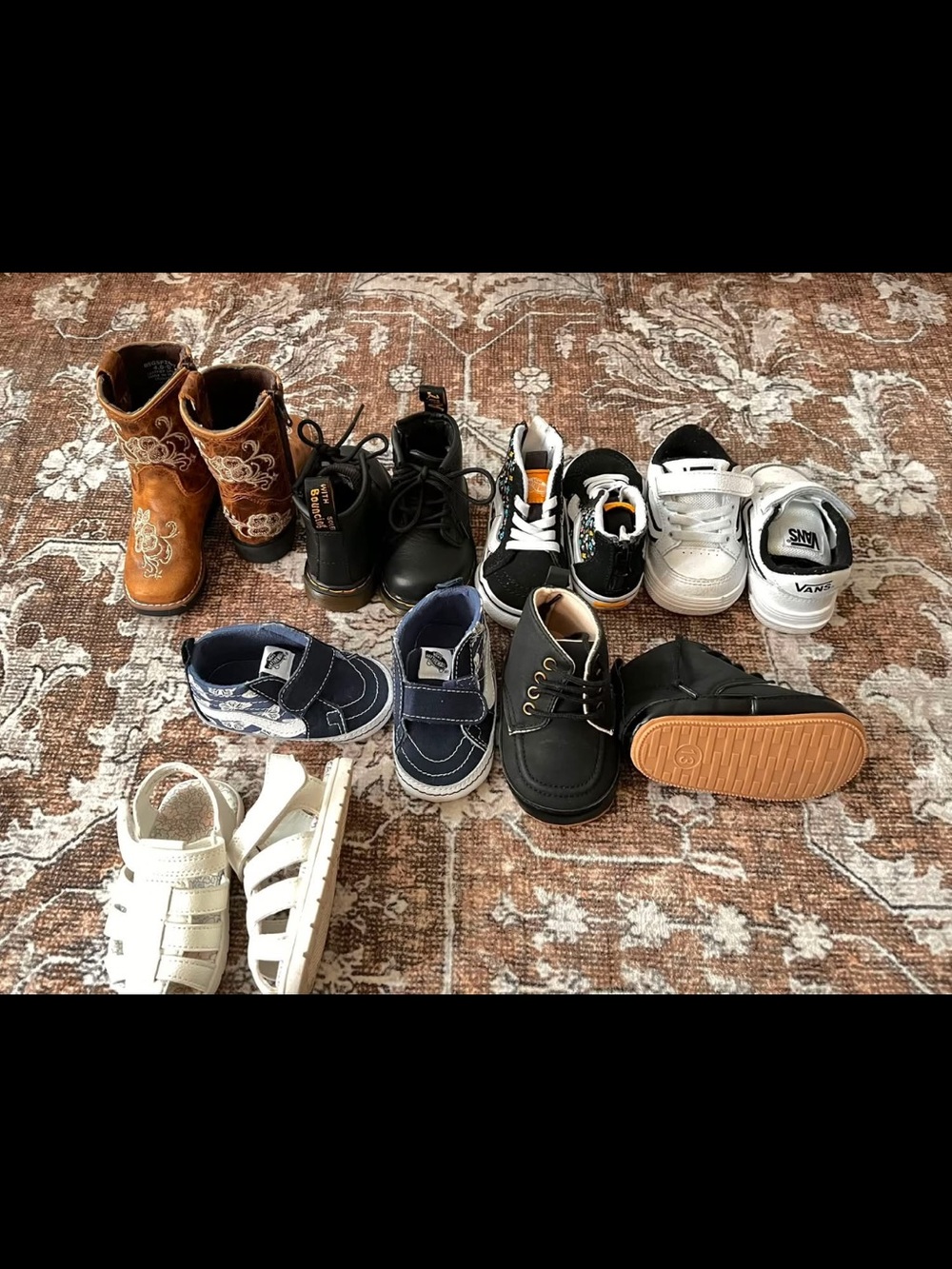 4c toddler shoe lot vans / Dr martens , Shyanne, like new very minimal wear